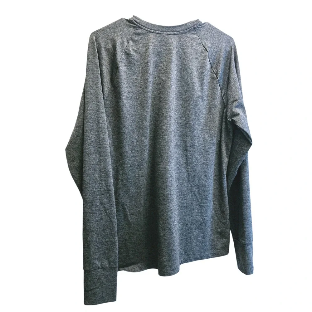 Nike Pro Dri-FIT Long Sleeve Training Top Women's XL Gray HeatherThumbholes